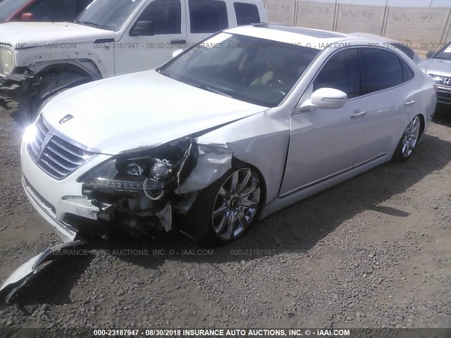 KMHGH4JH7CU056500 - 2012 HYUNDAI EQUUS SIGNATURE/ULTIMATE WHITE photo 2