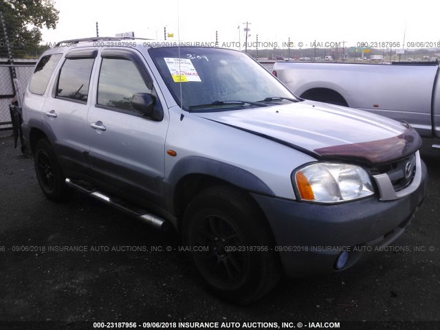 4F2YU06121KM57972 - 2001 MAZDA TRIBUTE DX SILVER photo 1