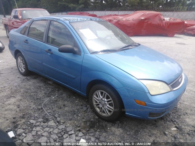1FAFP34NX7W270671 - 2007 FORD FOCUS ZX4/S/SE/SES ლურჯი ფოტო 1