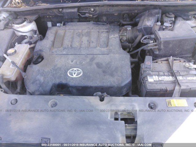 2T3YK4DV6BW012436 - 2011 TOYOTA RAV4 LIMITED WHITE photo 10