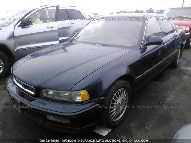 JH4KA7661NC010678 - 1992 ACURA LEGEND L BLUE photo 2