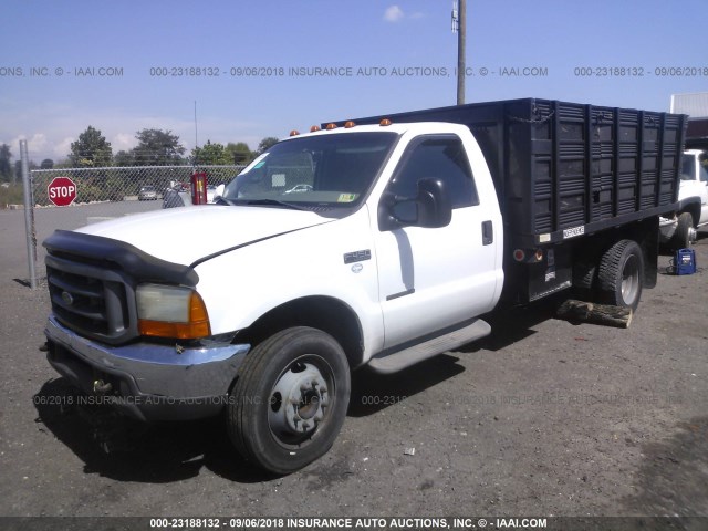 3FDXF46FXYMA18347 - 2000 FORD F450 SUPER DUTY WHITE photo 2