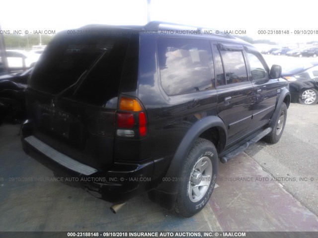 JA4LS21H73J031455 - 2003 MITSUBISHI MONTERO SPORT ES/SPORT LS BLACK photo 6