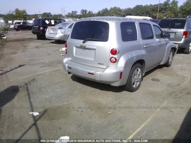 3GNBAAFW5BS567119 - 2011 CHEVROLET HHR LS Plata foto 4