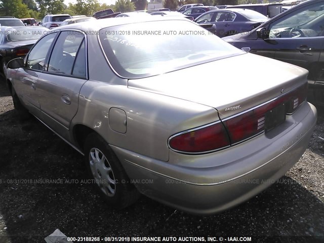 2G4WS52JX11268319 - 2001 BUICK CENTURY CUSTOM TAN photo 3