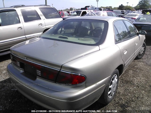 2G4WS52JX11268319 - 2001 BUICK CENTURY CUSTOM TAN photo 4