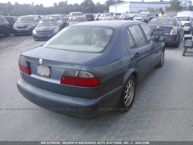 YS3ED48E4X3030864 - 1999 SAAB 9-5 BLUE photo 4