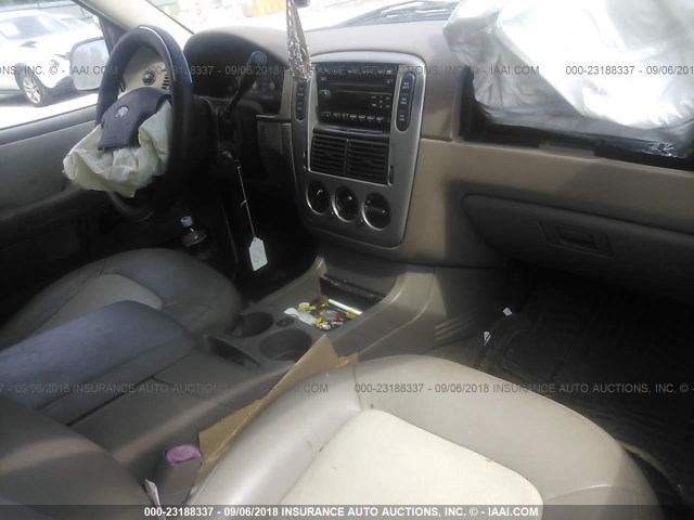 1FMZU73E05UA95165 - 2005 FORD EXPLORER XLT/XLT SPORT/NBX 白色 照片 5