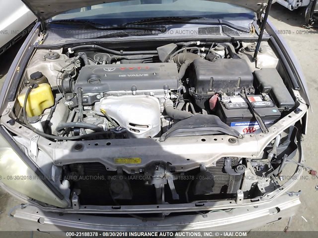 JTDBE32K520054729 - 2002 TOYOTA CAMRY LE/XLE/SE Qızıl foto 10