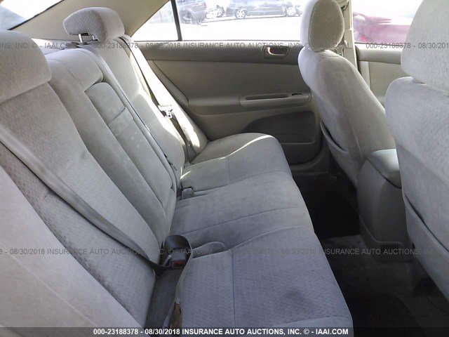 JTDBE32K520054729 - 2002 TOYOTA CAMRY LE/XLE/SE Qızıl foto 8