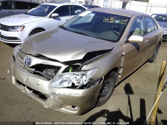 4T1BF3EK7BU153405 - 2011 TOYOTA CAMRY SE/LE/XLE GOLD photo 2