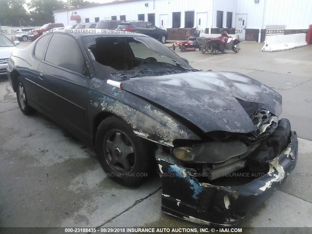 2G1WW12E939391031 - 2003 CHEVROLET MONTE CARLO LS 深蓝色 照片 1