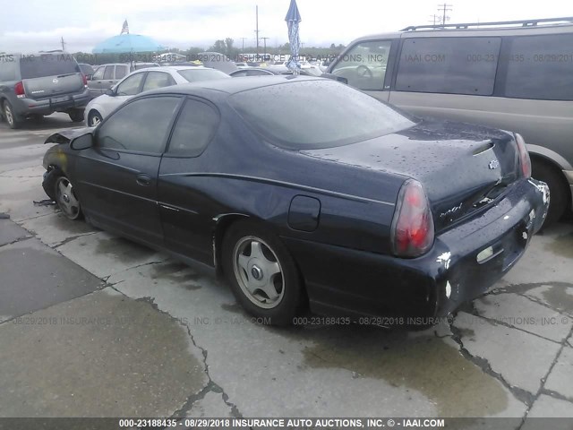 2G1WW12E939391031 - 2003 CHEVROLET MONTE CARLO LS 深蓝色 照片 3