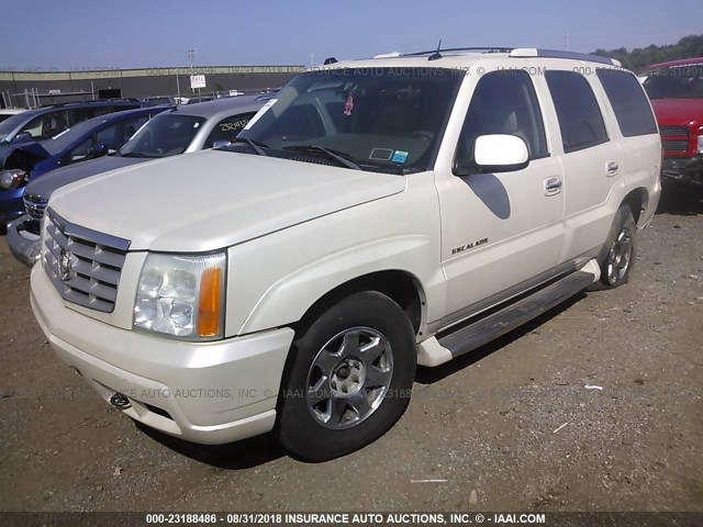 1GYEK63N74R196380 - 2004 CADILLAC ESCALADE LUXURY WHITE photo 2