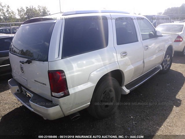 1GYEK63N74R196380 - 2004 CADILLAC ESCALADE LUXURY თეთრი ფოტო 4