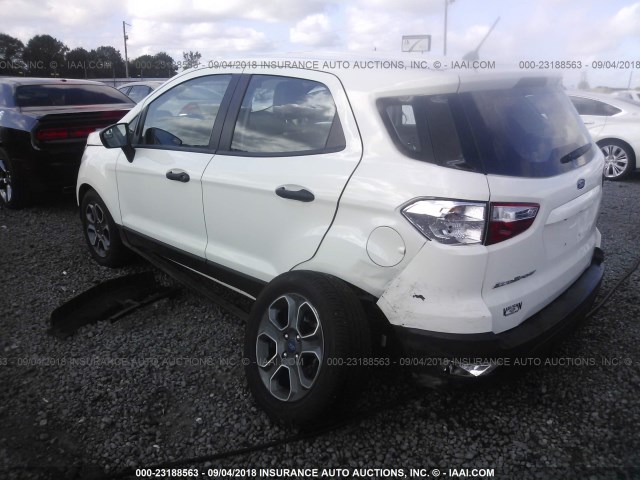 MAJ3P1RE7JC192813 - 2018 FORD ECOSPORT S WHITE photo 6