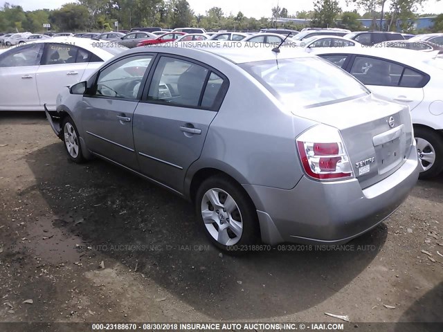 3N1AB61EX8L696251 - 2008 NISSAN SENTRA 2.0/2.0S/2.0SL GRAY photo 3