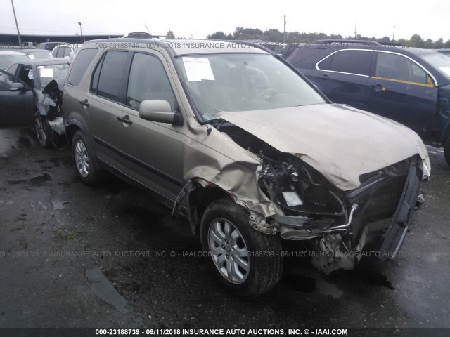 JHLRD68886C020466 - 2006 HONDA CR-V EX GOLD photo 1