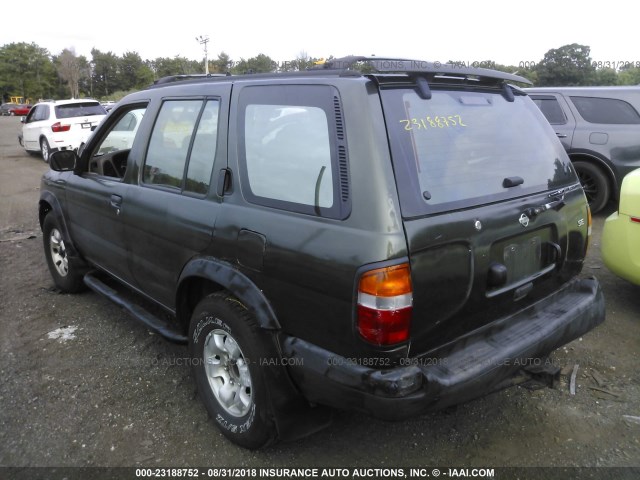 JN8AR05Y6WW257912 - 1998 NISSAN PATHFINDER LE/SE/XE GREEN photo 3