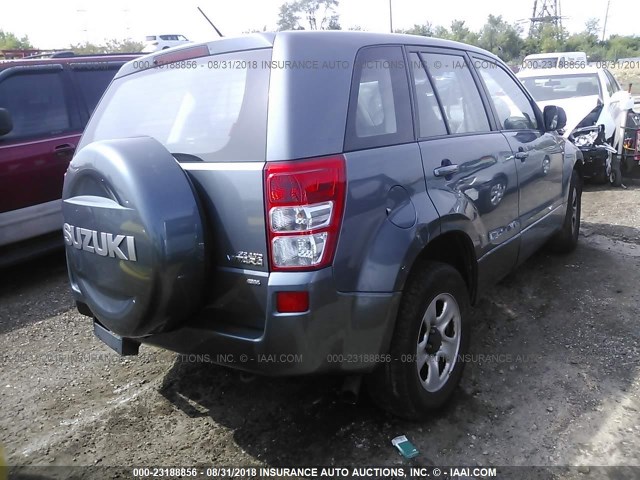 JS3TD941674202709 - 2007 SUZUKI GRAND VITARA  GRAY photo 4