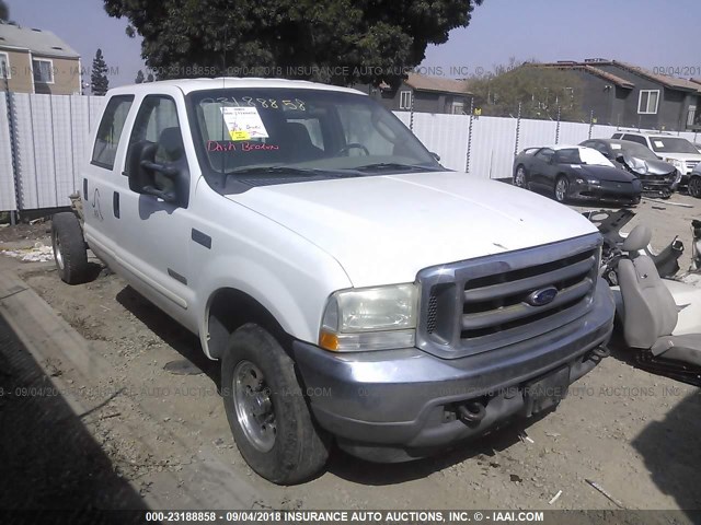 1FTSW31P33EC84932 - 2003 FORD F350 SRW SUPER DUTY WHITE photo 1