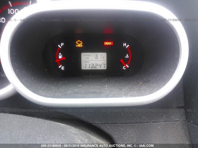 2T1GE40E59C003644 - 2009 TOYOTA COROLLA MATRIX XRS ORANGE photo 7