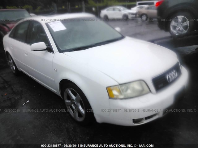 WAULD64B23N016012 - 2003 AUDI A6 2.7T QUATTRO WHITE photo 1