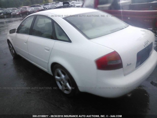 WAULD64B23N016012 - 2003 AUDI A6 2.7T QUATTRO WHITE photo 3