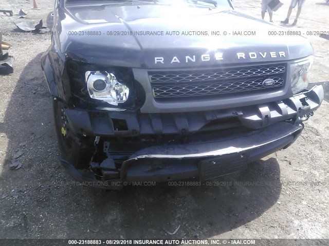 SALSK2D47AA252425 - 2010 LAND ROVER RANGE ROVER SPORT LUX BLACK photo 6