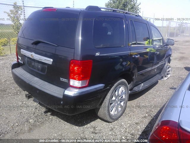 1A8HW58228F122140 - 2008 CHRYSLER ASPEN LIMITED BLACK photo 4