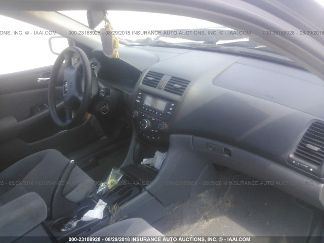 1HGCM56363A046593 - 2003 HONDA ACCORD LX BLACK photo 5