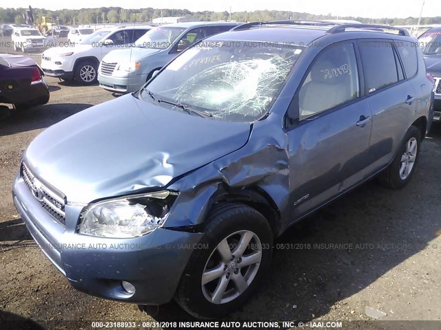 JTMBK31VX75014015 - 2007 TOYOTA RAV4 LIMITED BLUE photo 6