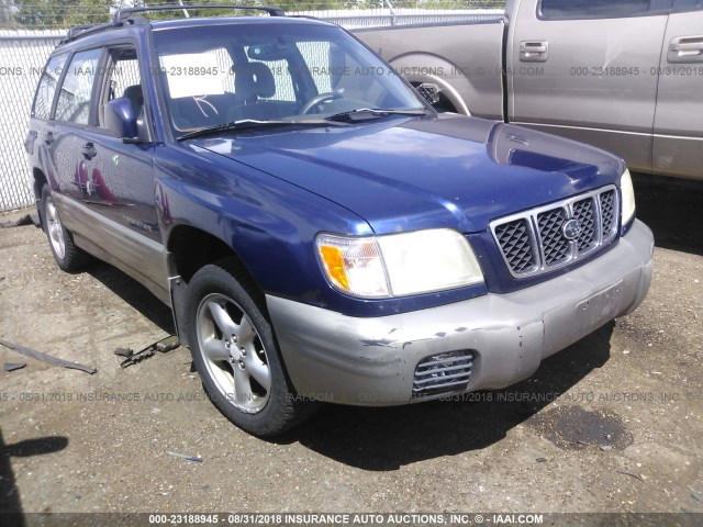 JF1SF65541H740741 - 2001 SUBARU FORESTER S 蓝色 照片 1