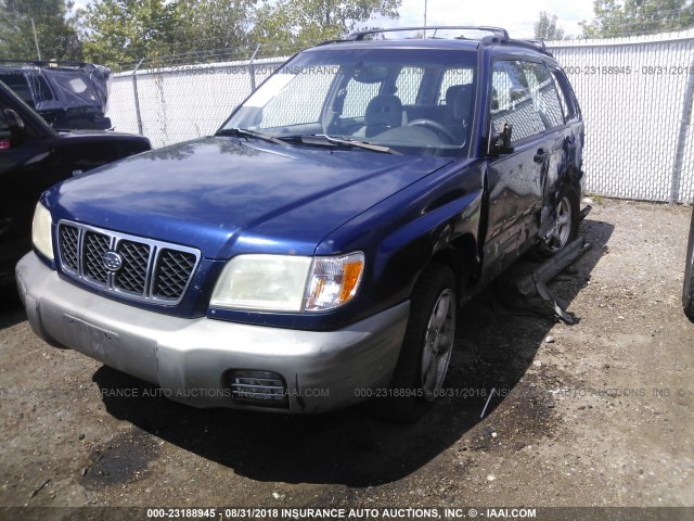 JF1SF65541H740741 - 2001 SUBARU FORESTER S 蓝色 照片 2