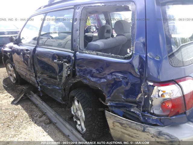 JF1SF65541H740741 - 2001 SUBARU FORESTER S 蓝色 照片 6