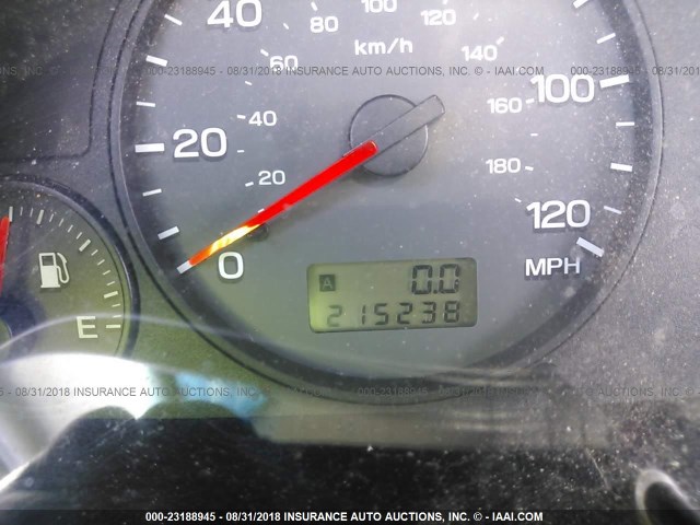 JF1SF65541H740741 - 2001 SUBARU FORESTER S 蓝色 照片 7