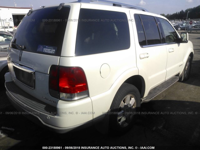 5LMEU88H84ZJ19542 - 2004 LINCOLN AVIATOR BEIGE photo 4