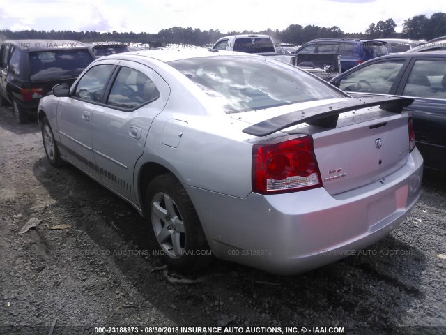 2B3CA3CV7AH243483 - 2010 DODGE CHARGER SXT SILVER photo 3