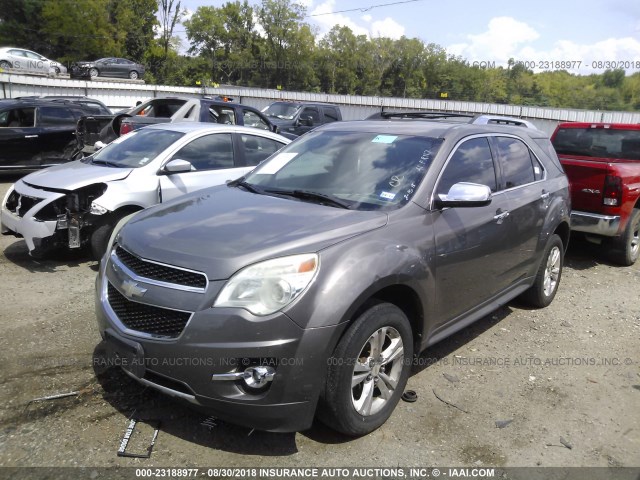 2CNFLGEC4B6206666 - 2011 CHEVROLET EQUINOX LTZ GRAY photo 2