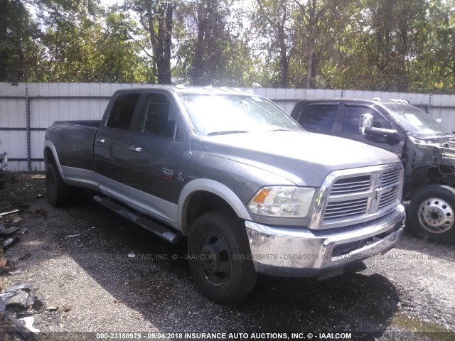 3C63DRJL3CG327840 - 2012 DODGE RAM 3500 LARAMIE WHITE photo 1