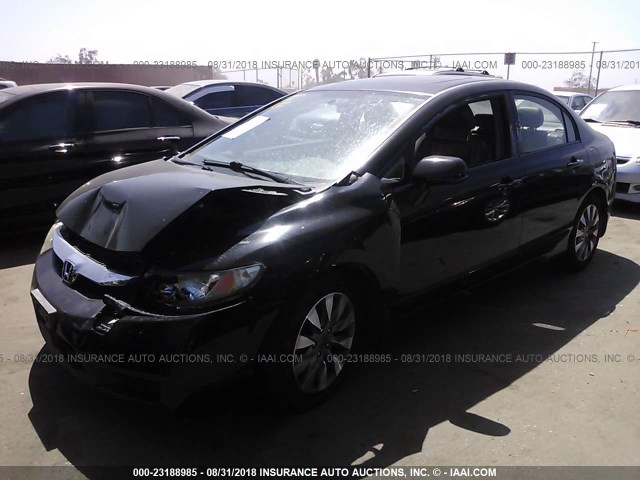 19XFA1F92BE028525 - 2011 HONDA CIVIC EXL 黑色 照片 2