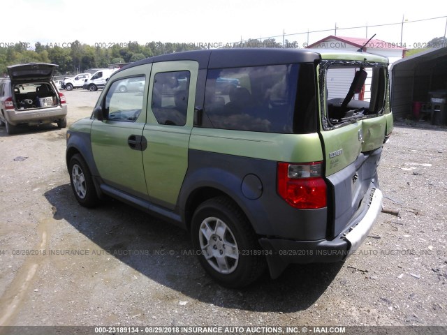 5J6YH18357L016228 - 2007 HONDA ELEMENT LX GREEN photo 3