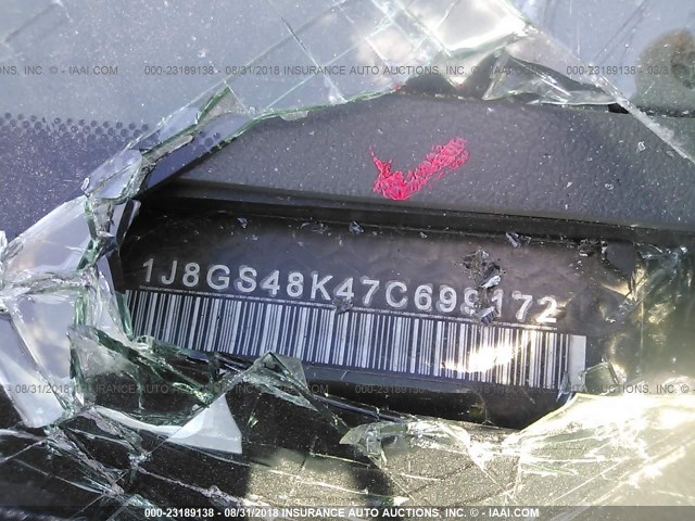 1J8GS48K47C699172 - 2007 JEEP GRAND CHEROKEE LAREDO/COLUMBIA/FREEDOM 绿色 照片 9