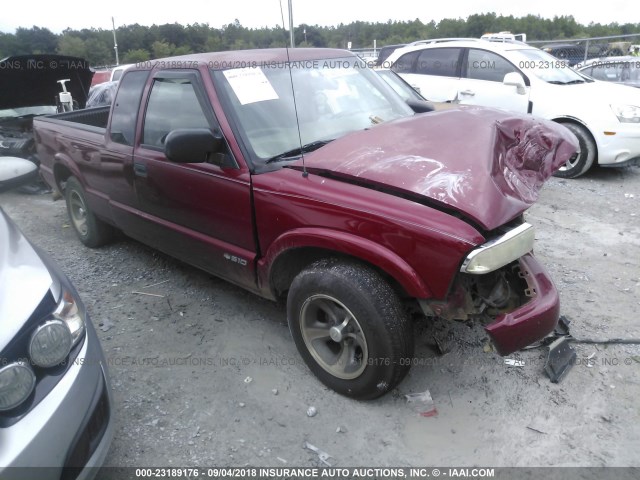 1GCCS1943X8210011 - 1999 CHEVROLET S TRUCK S10 MAROON photo 1