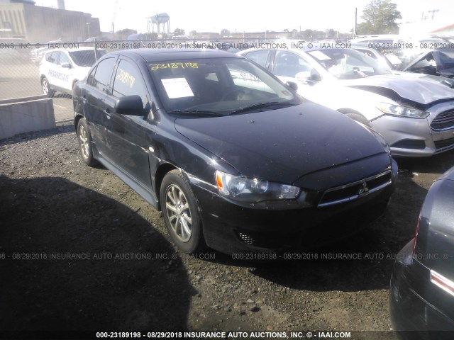 JA32U2FU5BU015235 - 2011 MITSUBISHI LANCER ES/ES SPORT BLACK photo 1