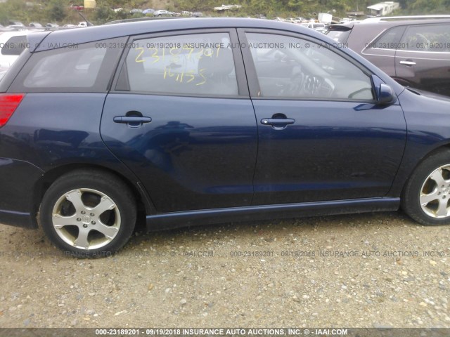 2T1KY38E83C017559 - 2003 TOYOTA COROLLA MATRIX XRS BLUE photo 6