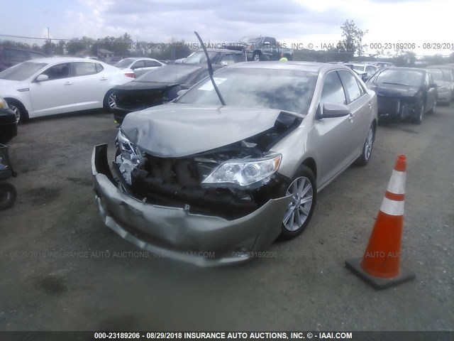 4T4BF1FK9ER346054 - 2014 TOYOTA CAMRY L/SE/LE/XLE 棕色 照片 2