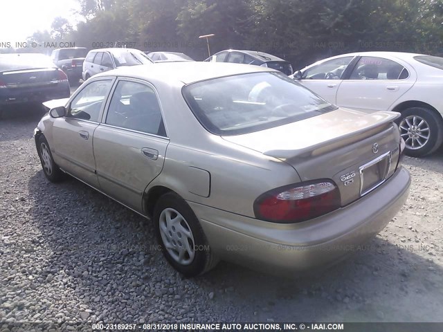 1YVGF22C3Y5138429 - 2000 MAZDA 626 ES/LX BEIGE photo 3