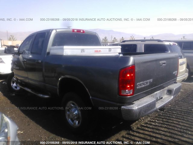 3D7KU28643G817639 - 2003 DODGE RAM 2500 ST/SLT BLACK photo 3