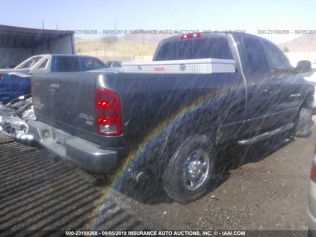 3D7KU28643G817639 - 2003 DODGE RAM 2500 ST/SLT BLACK photo 4